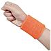 Sweatband Polso Sweatband 2 Pack 4 Pollici Sport Parasudore Wristband Morbido Cotone Addensare Per Tennis Ginnastica Calcio Basket Correre Sport Atletici (arancione)  - Foto miniatura 2
