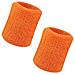 Sweatband Polso Sweatband 2 Pack 4 Pollici Sport Parasudore Wristband Morbido Cotone Addensare Per Tennis Ginnastica Calcio Basket Correre Sport Atletici (arancione)  - Foto miniatura 1