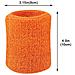 Sweatband Polso Sweatband 2 Pack 4 Pollici Sport Parasudore Wristband Morbido Cotone Addensare Per Tennis Ginnastica Calcio Basket Correre Sport Atletici (arancione)  - Foto miniatura 3
