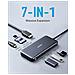 C Hub Usb Powerexpand C Adattatore Hub 7-in-1 Usb Con 4k Hdmi Power Delivery Usb Data Port C Microsd E Lettore Di Schede Sd 2 Porte Usb 3.0 Per Macbook Pro Pixelbook Xps E Altro - Foto miniatura 3