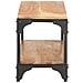 Tavolino Da Salotto 90x30x40 Cm In Legno Massello Di Acacia - Foto miniatura 2
