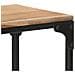 Tavolino Da Salotto 90x30x40 Cm In Legno Massello Di Acacia - Foto miniatura 5