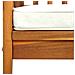 Panchina da Giardino con Cuscino 147cm Legno Massello di Acacia - Foto miniatura 8