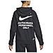 Felpa Da Uomo Con Cappuccio E Zip Sportswear Nera Taglia M Cod Dm6548-010 - Foto miniatura 2