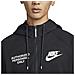 Felpa Da Uomo Con Cappuccio E Zip Sportswear Nera Taglia M Cod Dm6548-010 - Foto miniatura 3