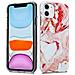 Custodia Compatibile Con Apple Iphone 11 In Marmo Rosa Bianco No. 20 - Coperchio Protettivo In Silicone Tpu Con Motivo A Mosaico - Foto miniatura 6
