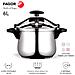 Clásica Bombe 6 Pentola A Pressione 6 L, Induzione, Acciaio Inox. 18/10, 3 Sistemi Di Sicurezza Argento - Foto miniatura 2