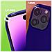 Cover Per Iphone 14 Pro Max Ibrida Semirigida Sottile Leggera Viola - Foto miniatura 4