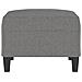Poggiapiedi Grigio Scuro 70x55x41 Cm In Tessuto - Foto miniatura 4