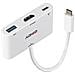 43340 adattatore grafico USB 3840 x 2160 Pixel Bianco - Foto miniatura 1