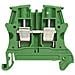 Viking3 Mors.barra Din 4mmq 1in / 1out Giallo /verde - 037177 - 037177 - Foto miniatura 1