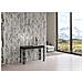 Tavolo Apribile 120x45/90 Cm Ghibli Double Telaio Antracite - Noce - Foto miniatura 3