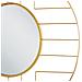 Specchio Hesdin Metallo Oro - Foto miniatura 4