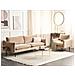 Set Da Salotto 4 Posti Vinterbro Velluto Beige - Foto miniatura 1