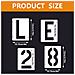 Kit Di Stencil Per Artigianato Artistico Con Lettere E Numeri - Foto miniatura 4