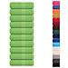 Asciugamani Ospiti 10 Pz Verde Mela 30x50 Cm 360 G /m Cotone - Foto miniatura 2