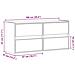 Mobile TV a Parete con Luci LED Rovere Marrone 100x31x45 cm - Foto miniatura 2