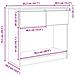 Tavolo Consolle con Cassetti Legno Antico 85,5x38,5x74,5 cm - Foto miniatura 5