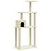 Lusso Casadino -  Albero Per Gatti Con Tiragraffi In Sisal Crema 147 Cm - Foto miniatura 1