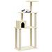 Lusso Casadino -  Albero Per Gatti Con Tiragraffi In Sisal Crema 147 Cm - Foto miniatura 2
