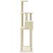 Lusso Casadino -  Albero Per Gatti Con Tiragraffi In Sisal Crema 147 Cm - Foto miniatura 4