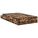 Struttura letto con contenitore con cassetto Rovere fumé 120 cm - Foto miniatura 7