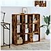 Libreria Rovere Fumo 102x32x102 cm in Legno Multistrato - Foto miniatura 3