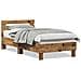 Telaio Letto Legno vecchio 90 x 190 cm Legno multistrato - Foto miniatura 4