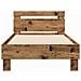 Telaio Letto Legno vecchio 90 x 190 cm Legno multistrato - Foto miniatura 6