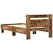 Telaio Letto Legno vecchio 90 x 190 cm Legno multistrato - Foto miniatura 8