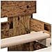 Telaio Letto Legno vecchio 90 x 190 cm Legno multistrato - Foto miniatura 9