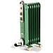 Linea Vintage 8250 Radiatore a olio Vintage, 7 elementi riscaldanti, 1500W, 3 livelli di potenza, Maniglia e ruote per facile trasporto, Verde - Foto miniatura 1