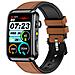 Smartwatch Tk77: Ecg, Frequenza Cardiaca E Monitoraggio Della Salute, Compatibile Con Huawei, Samsung, Apple, Garmin Brown - Foto miniatura 2
