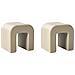 Set Di 2 Tavolini Mozia Beige Sabbia - Foto miniatura 2