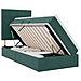 Letto con contenitore e materasso Verde Scuro 90 x 190 cm - Foto miniatura 1
