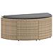 Divano da giardino 8 pcs Beige e Grigio Chiaro polyrattan - Foto miniatura 5