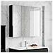 Mobiletto per specchio da bagno Rovere Nero 73.5 x 15.5 x 70 cm - Foto miniatura 2