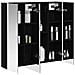 Mobiletto per specchio da bagno Rovere Nero 73.5 x 15.5 x 70 cm - Foto miniatura 3
