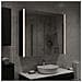 Mobiletto per specchio da bagno Rovere Nero 73.5 x 15.5 x 70 cm - Foto miniatura 4