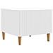 Tavolino da salotto Bianco 49 x 50 x 40 cm Legno ingegnerizzato - Foto miniatura 1