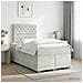 Letto box spring con materasso Grigio Chiaro 120 x 190 cm - Foto miniatura 2