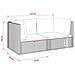 2 pz Set Lounge in Rattan con Cuscini GENDT Rattan naturale - Foto miniatura 2