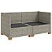2 pz Set Lounge in Rattan con Cuscini GENDT Rattan naturale - Foto miniatura 9