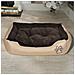 Letto Per Cani Beige E Marrone Xxl - Foto miniatura 5