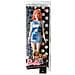Barbie bambola fashionista capelli blu - Foto miniatura 6
