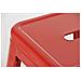 Set 2 Sgabelli Bar Joshua in Metallo I Coppia Sgabelli Industriali Scandinavian Senza Schienale Impilabili I 2 Sgabelli da Bancone H 77 cm Rosso - Foto miniatura 3