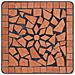 Tavolino Di Servizio Con Mosaico Terracotta In Ceramica - Foto miniatura 2