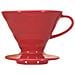 Coffee Dripper V60 Size 02 Red Ceramic (japan Import)  - Foto miniatura 1