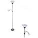 Lampada Da Terra Piantana Con Braccio Pieghevole A 2 Luci 25w + 60w Pflf066gr - Foto miniatura 1