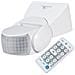 Sensore Di Movimento A Infrarossi Con Telecomando Ip65, Max 800 W (lampadina), Max 1200 W (led) Mce241 Energy - Foto miniatura 1